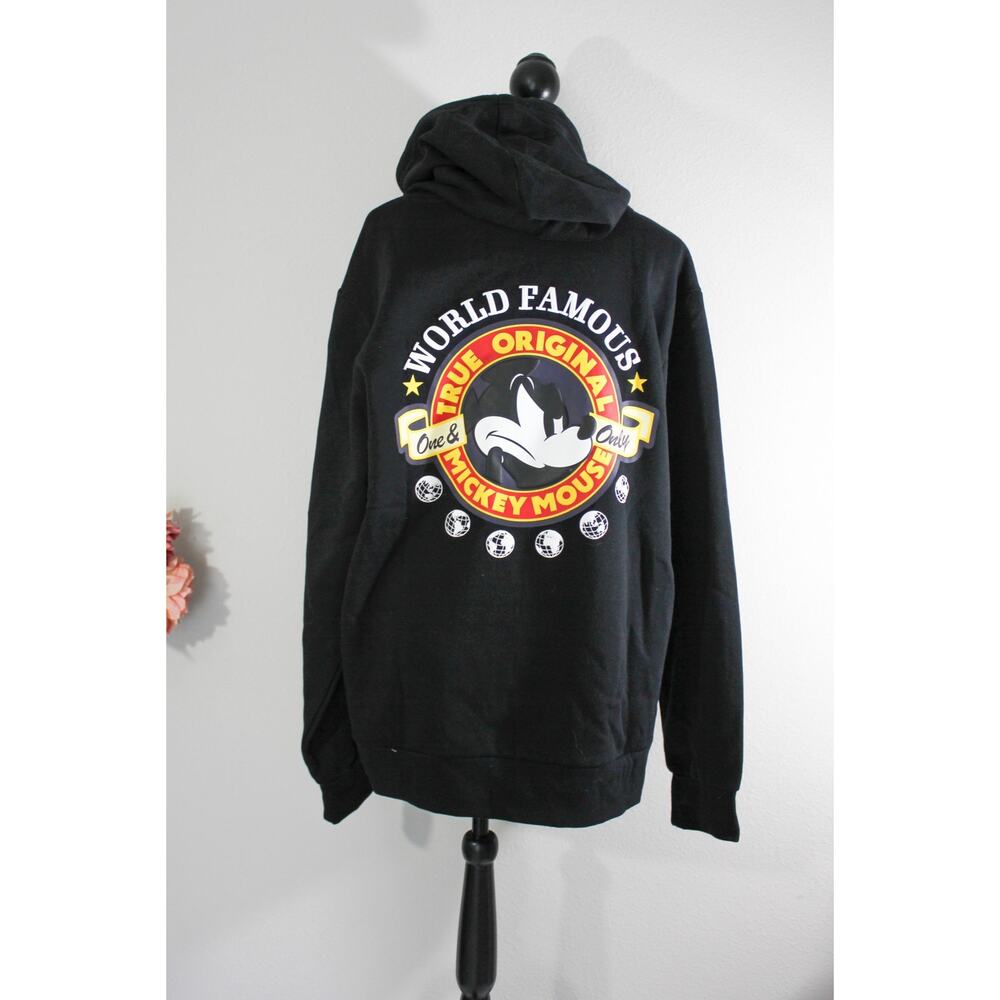 NWT Size XL Men's Disney Black NEFF Mickey Mouse World Famous Hoodie Original